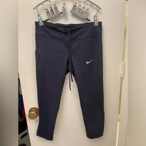 Nike Women’s Power Crop Running Tights CD8214 Navy